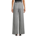 Pantalón a cuadros con pinzas
