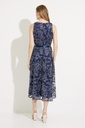 Vestido midi formal con bordado