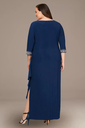 Vestido largo con mangas 3/4