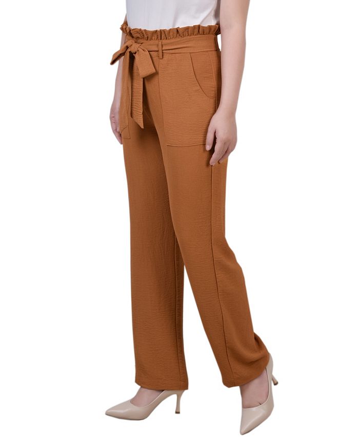 Pantalones con cintura paper bag