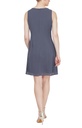 Vestido con chaqueta larga adornada