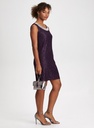 Vestido formal  con chaqueta Plum