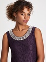 Vestido formal  con chaqueta Plum