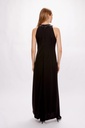 Vestido halter con volantes