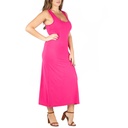 Vestido maxi recto de punto