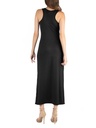 Vestido maxi recto de punto