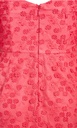 Vestido con detalles de flores 3D