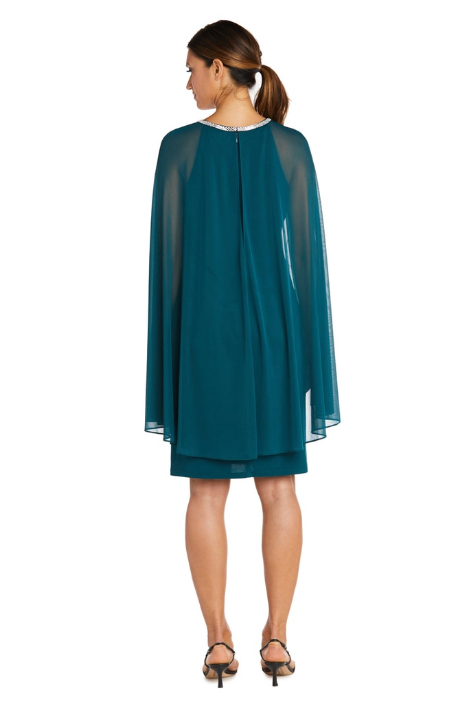 Vestido con escote de brillantes Esmeralda