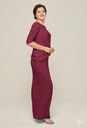 Vestido largo con mangas 3/4 Paige