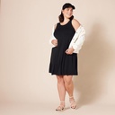 Vestido solido sin mangas