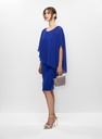 Vestido de jersey con capa