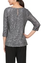 Blusa estilo túnica con lentejuelas