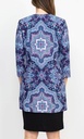 Vestido de crepé con estampados múltiples