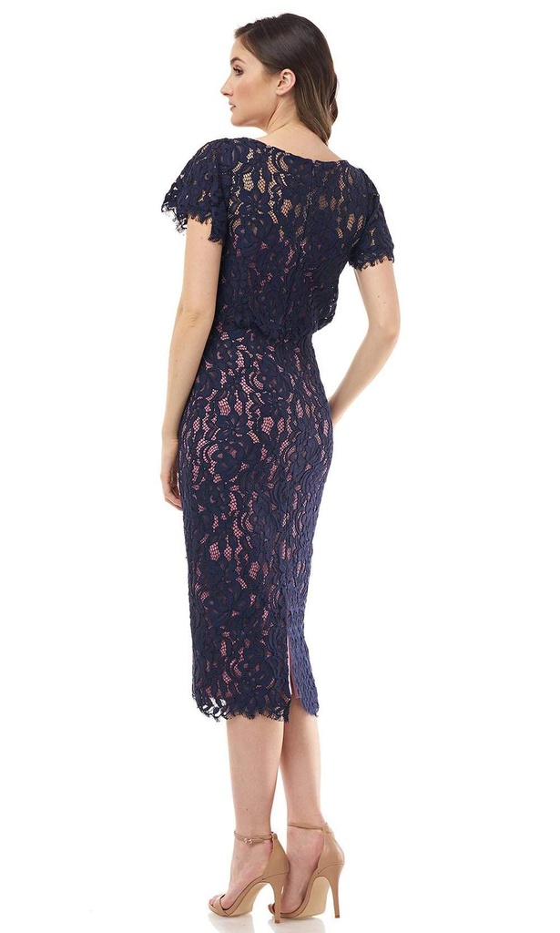 Vestido estilo blusón de manga corta