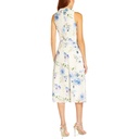 Vestido midi de jacquard con escote 