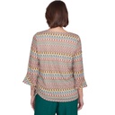 Blusa con textura empalmada