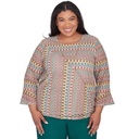 Blusa con textura empalmada