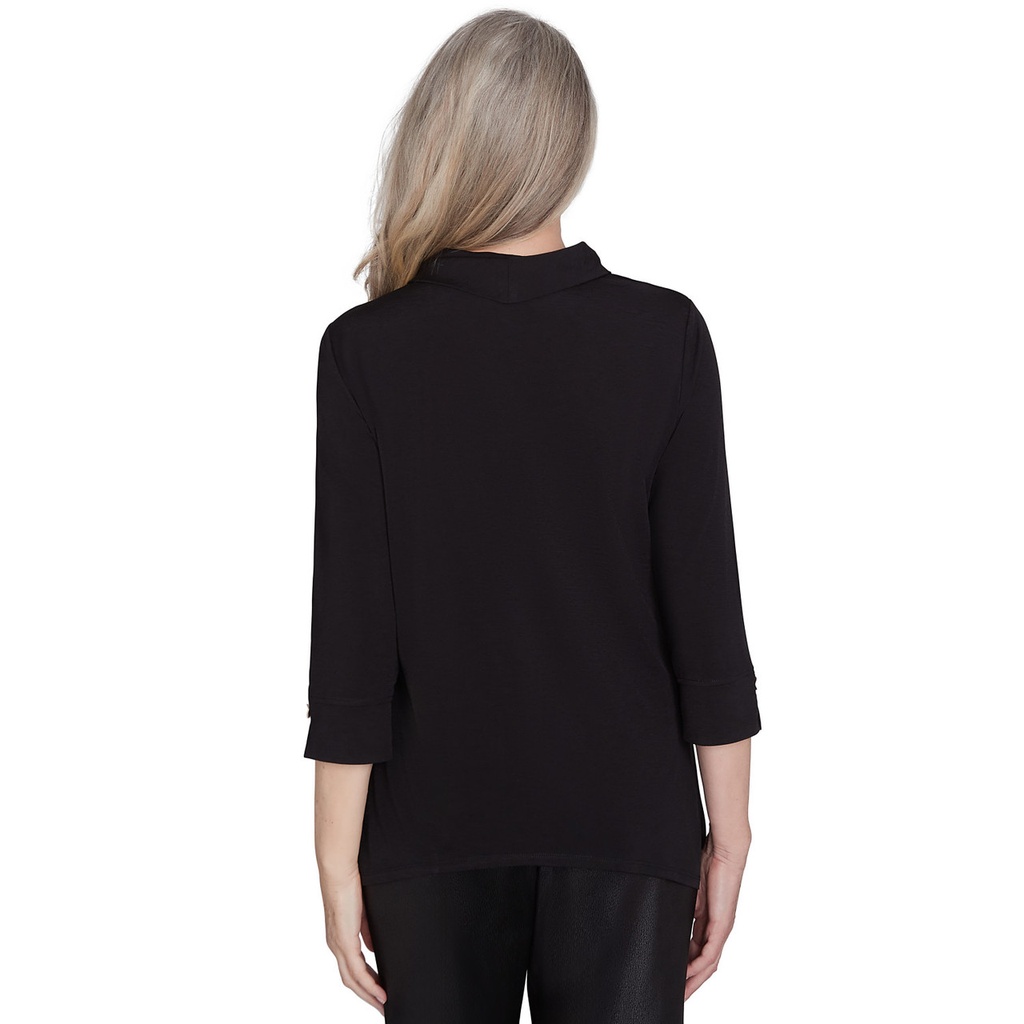 Chaqueta de mezcla de piel sintética