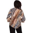 Blusa animal print en diagonal