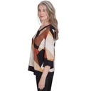 Blusa de patchwork  con cuello V
