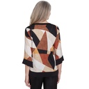 Blusa de patchwork  con cuello V