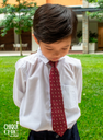 Corbata con cremallera ajustable