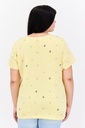 T-shirt estampada de cuello redondo