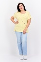 T-shirt estampada de cuello redondo