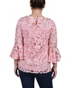 Blusa de mangas acampanadas