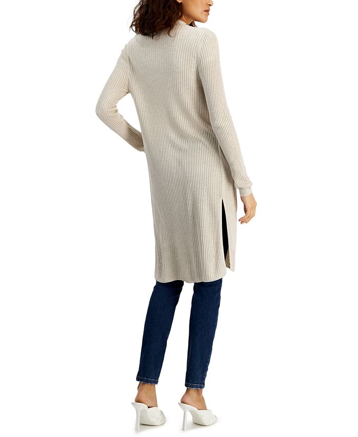 Cárdigan largo de canalé