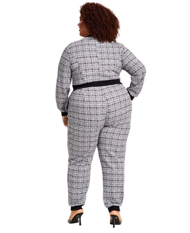 Enterizo Tweed con botones delanteros