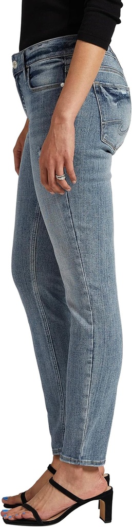 Jeans skinny de tiro medio -Curvy fit