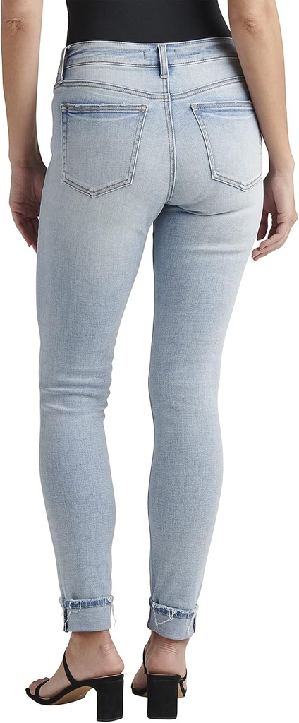 Jeans skinny de talle medio Suki