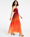 Vestido Maxi halter y aberturas