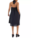 Vestido corto con cuello halter