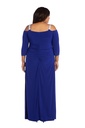 Vestido largo con tirantes brillantes