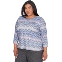 Blusa texturizada de encaje