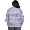 Blusa texturizada de encaje