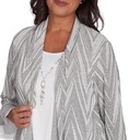 Blusa dos en uno estampado chevron