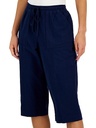 Pantalones capri de algodón Quinn
