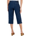 Pantalones capri de mezclilla