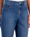 Pantalones capri de tiro medio