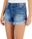 Short de mezclilla deshilachados