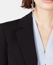Blazer con cuello muesca y un botón