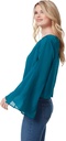 Blusa de manga trompeta Monique