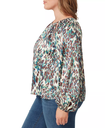 Blusa con mangas abullonadas Layla