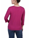 Blusa con escote ilusión