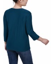 Blusa con escote ilusión