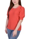 Blusa con diseño de panal