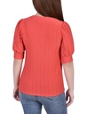 Blusa con diseño de panal